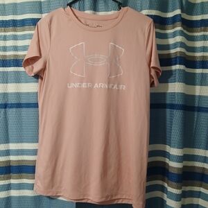 Under Armour Pink Logo Tee